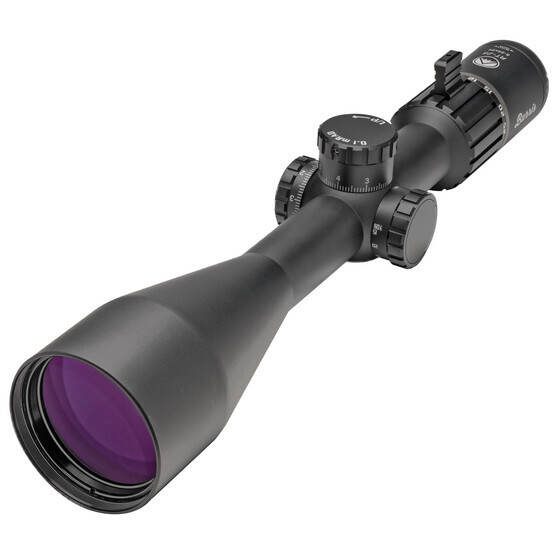 Burris RT-25 5-25x56mm Rifle Scope with SCR-2 MIL Reticle has an integrated throw lever